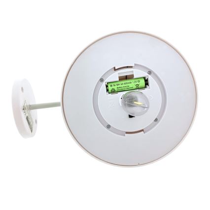 Applique murale solaire LED/0,5W/1,2V 600 mAh IP44 blanc