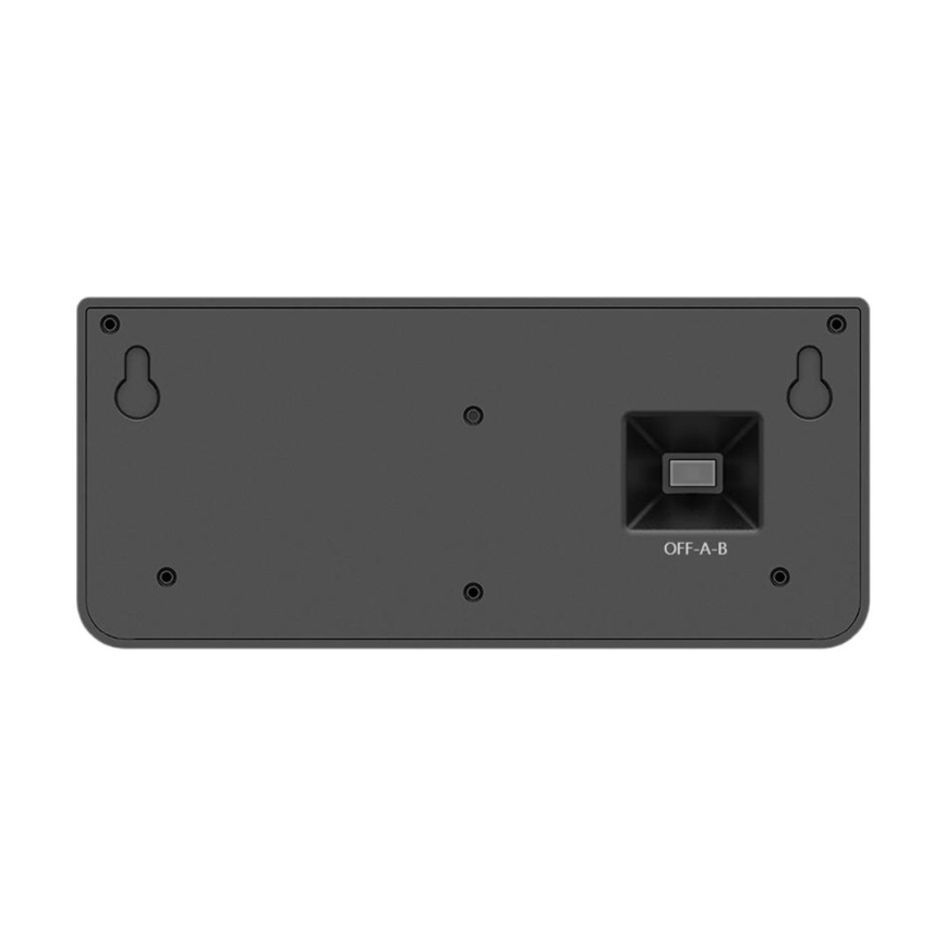 Applique murale solaire LED avec capteur LINK LED/5W/3,7V 2000 mAh IP65 noir