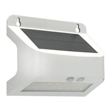 Applique murale solaire LED avec capteur SOLTO LED/6W/3,7V 4000K IP54 2400 mAh blanche
