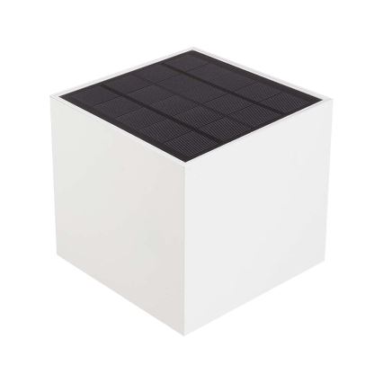 Applique murale solaire LED avec détecteur de mouvement LED/9W/5V 3000/4000/5000K IP65 2600 mAh blanche