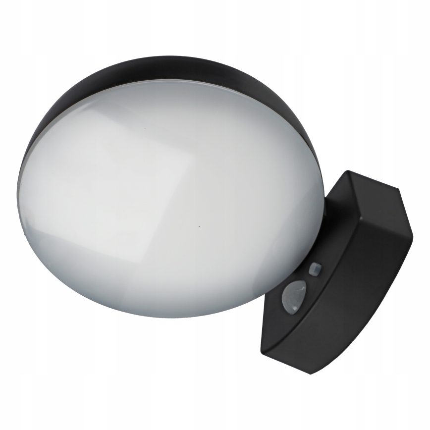 Applique murale solaire LED à intensité réglable avec capteur LED/3W/3,7V 1800 mAh IP54 noire