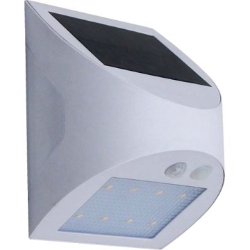 Applique murale solaire LED avec détecteur LED/3W/3,7V 3000/4000K 1200 mAh IP54 blanche