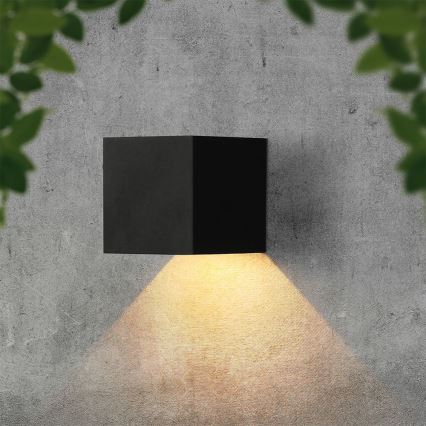Applique murale solaire LED avec détecteur LED/9W/5V 3000/4000/5000K IP65 2600 mAh anthracite