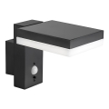 Applique murale solaire LED extérieure avec capteur LED/5,5W/3,7V 3000K IP54 2200 mAh