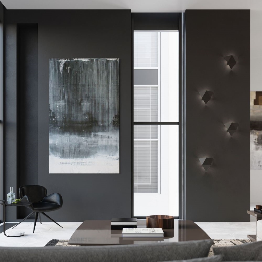Applique murale SOLIDO 2xG9/40W/230V noir