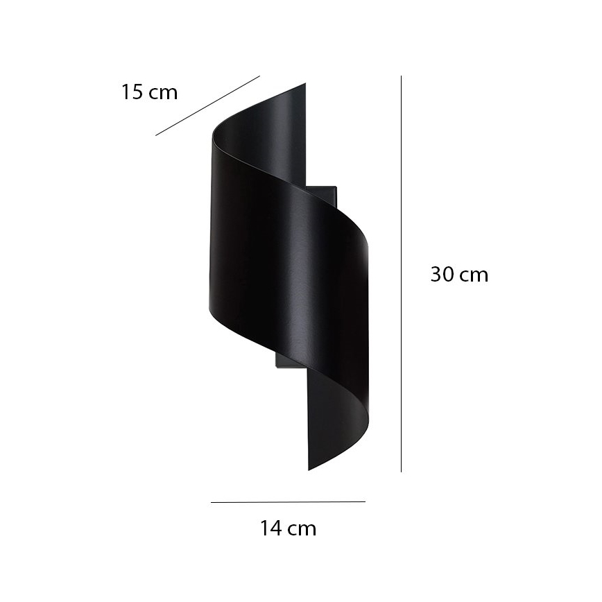 Applique murale SPINER 1xG9/8W/230V noir