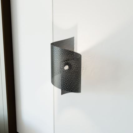 Applique murale SPIRAL 1xG9/8W/230V noir