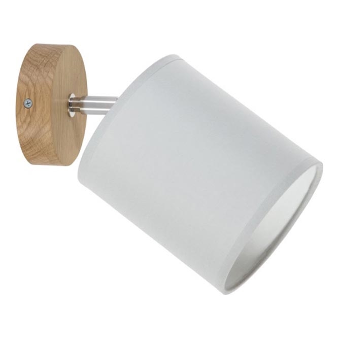 Applique murale spot APRILLIA 1xE27/25W/230V chêne gris