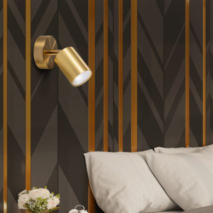 Applique murale spot GOLDIE 1xGU10/10W/230V dorée