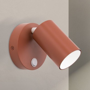 Applique murale spot PENN 1xGU10/13W/230V couleur brique