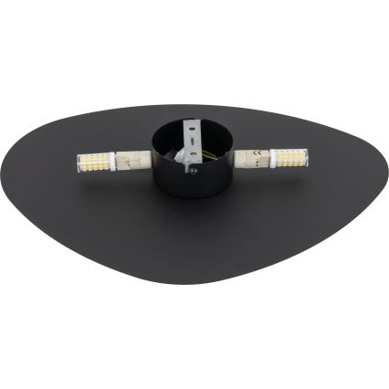 Applique murale STONE 2xG9/8W/230V 30x39 cm noir