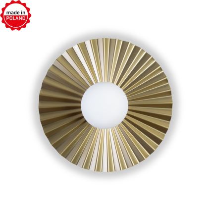 Applique murale SUNPLISS 1xG9/10W/230V Ø 35 cm doré/crème