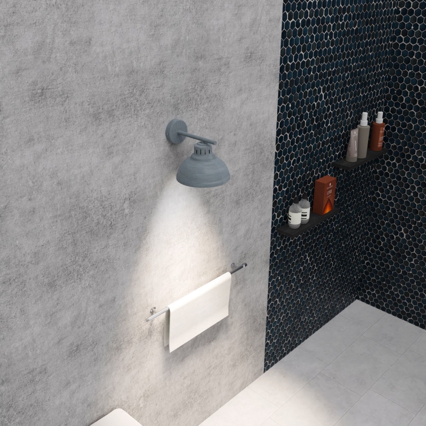 Applique murale SVEN 1xE27/15W/230V gris
