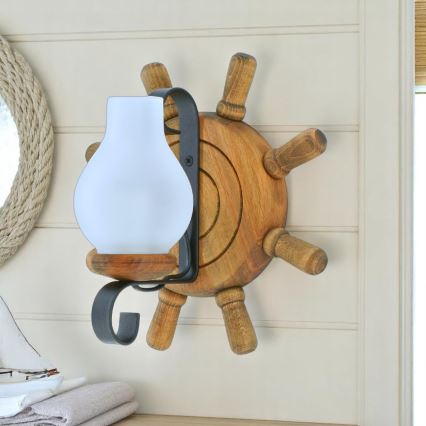 Applique murale TIMONA 1xE14/40W/230V hêtre