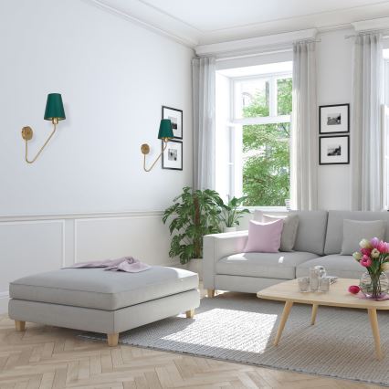 Applique murale VICTORIA 1xE27/60W/230V vert