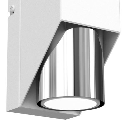 Applique murale WALL 1xGU10/8W/230V blanc/chrome brillant