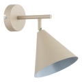 Applique murale ZELTA 1xE27/15W/230V beige