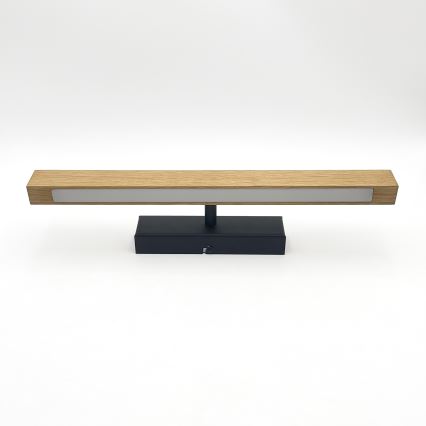 Applique pour tableau LED VERDE LED/5,5W/230V 3000K 46 cm chêne/noir