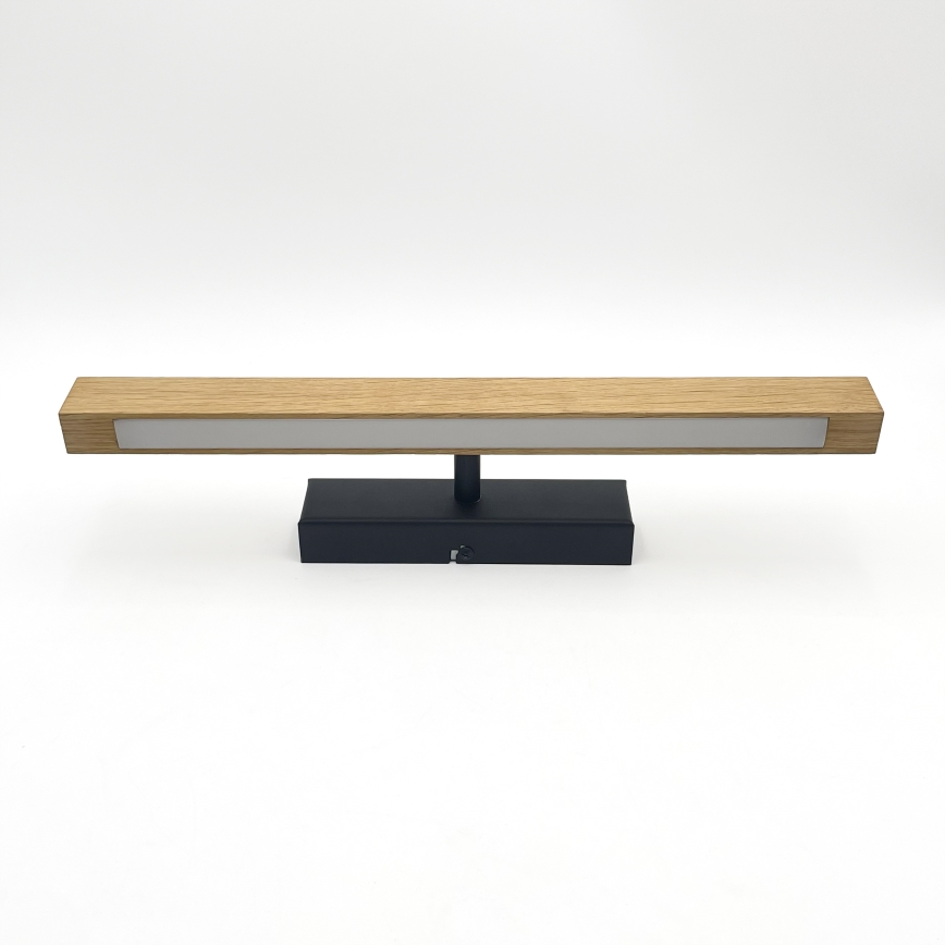 Applique pour tableau LED VERDE LED/5,5W/230V 3000K 46 cm chêne/noir