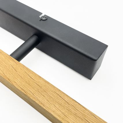 Applique pour tableau LED VERDE LED/5,5W/230V 3000K 46 cm chêne/noir