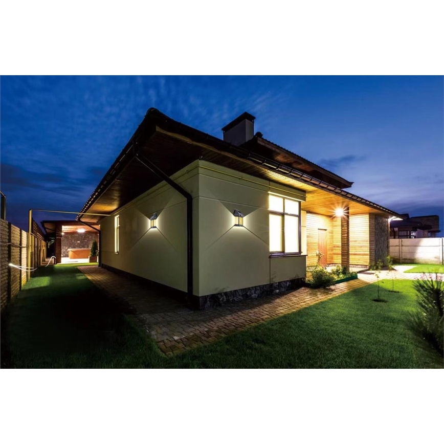 Applique solaire d'extérieur à LED avec capteur LED/1W/3,7V 1200 mAh IP65