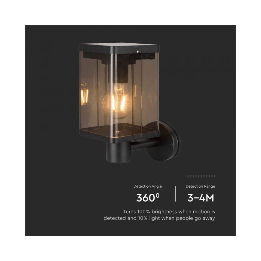 Applique murale solaire LED extérieure avec capteur LED/2,5W/3,7V 3000K IP54 2000 mAh