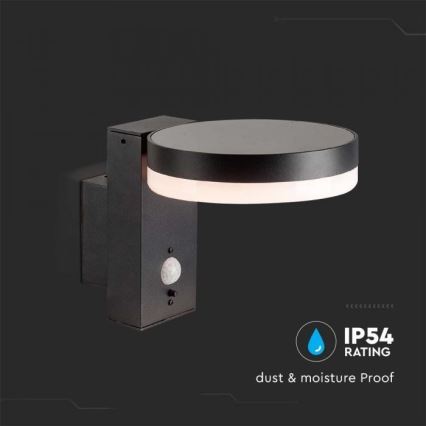 Applique murale solaire LED extérieure avec capteur LED/5,5W/3,7V 3000K IP54 2000 mAh