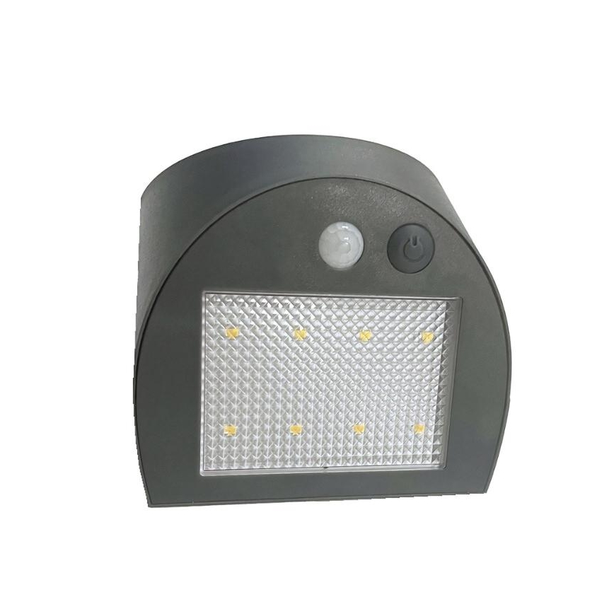 Applique solaire LED avec capteur LED/3W/3,7V 3000/4000K 1200 mAh IP54 anthracite