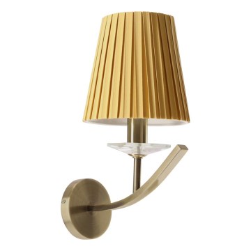 Applique VITORIA 1xE14/40W/230V jaune/laiton