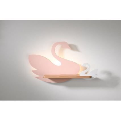 Appllique murale étagère LED enfant SWAN LED/5W/230V - certifié FSC