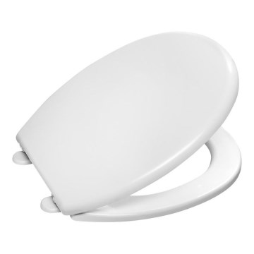 Aqualine - Abattant de toilettes FIXET blanc