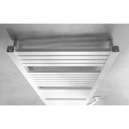 Aqualine - Badkamer elektrisch radiator TONDI-E 500W/230V 133 cm wit Recht