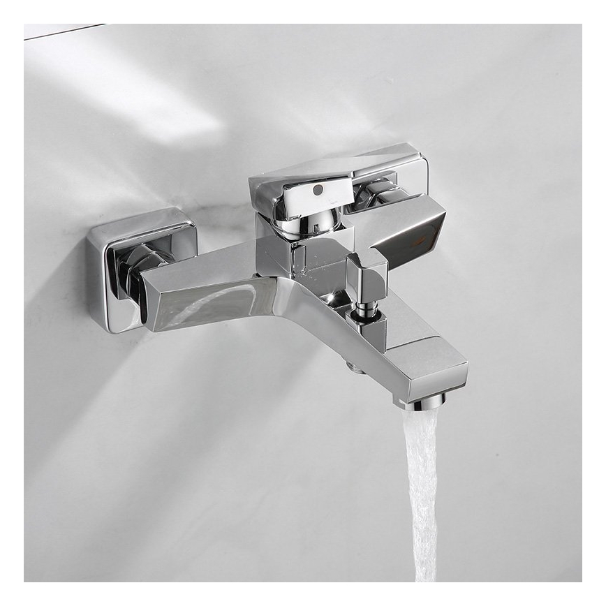 Aqualine - Badkraan RITMO glanzend chroom