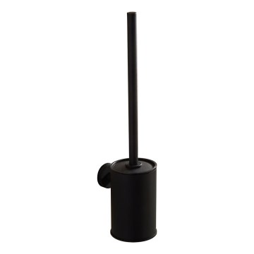 Aqualine - Brosse de toilette à fixation murale SAMBA noir