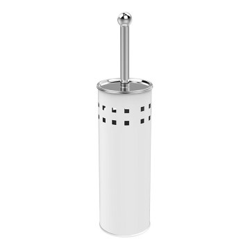 Aqualine - Brosse de toilette sur pied SIMPLE LINE blanc/chrome brillant