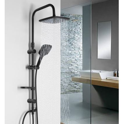Aqualine - Colonne de douche KERA mat noir