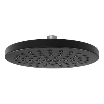 Aqualine - Douche de tête d. 20 cm mat noir