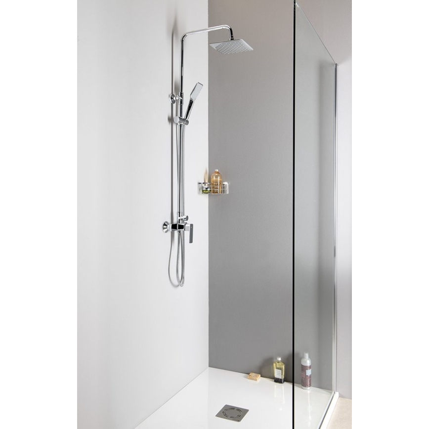 Aqualine - Douche set met kraan FACTOR glanzend chroom