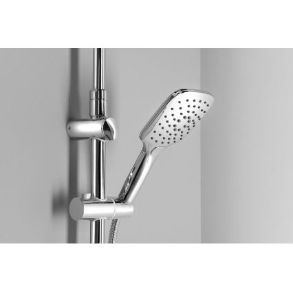 Aqualine - Doucheset KERA glanzend chroom