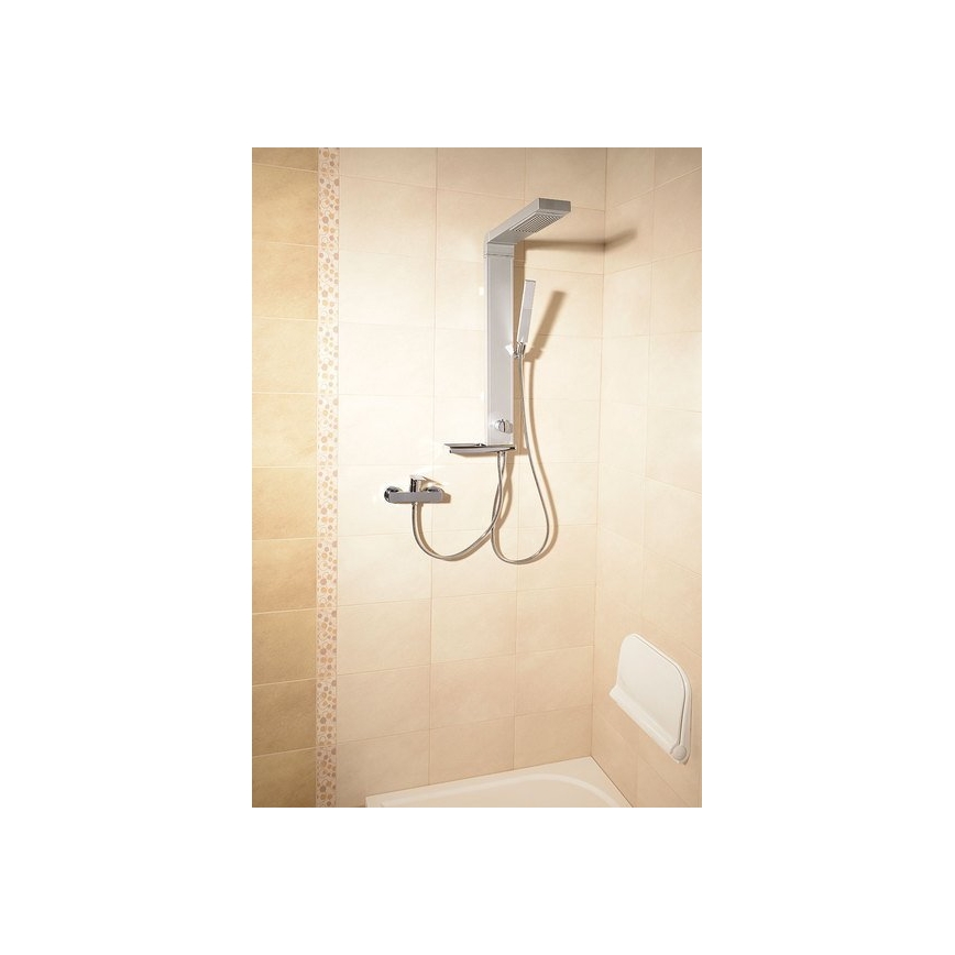 Aqualine - Ensemble de douche ROME, finition chrome brillant