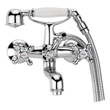 Aqualine - Ensemble pour baignoire VICTORIA RETRO chromé brillant