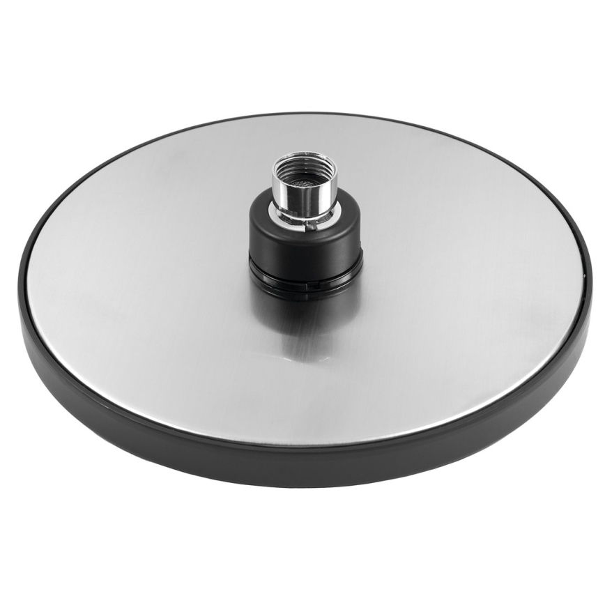 Aqualine - Hoofddouche diameter 20 cm mat zwart