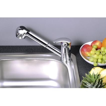 Aqualine - Keukenkraan KASIOPEA 20 cm glanzend chroom