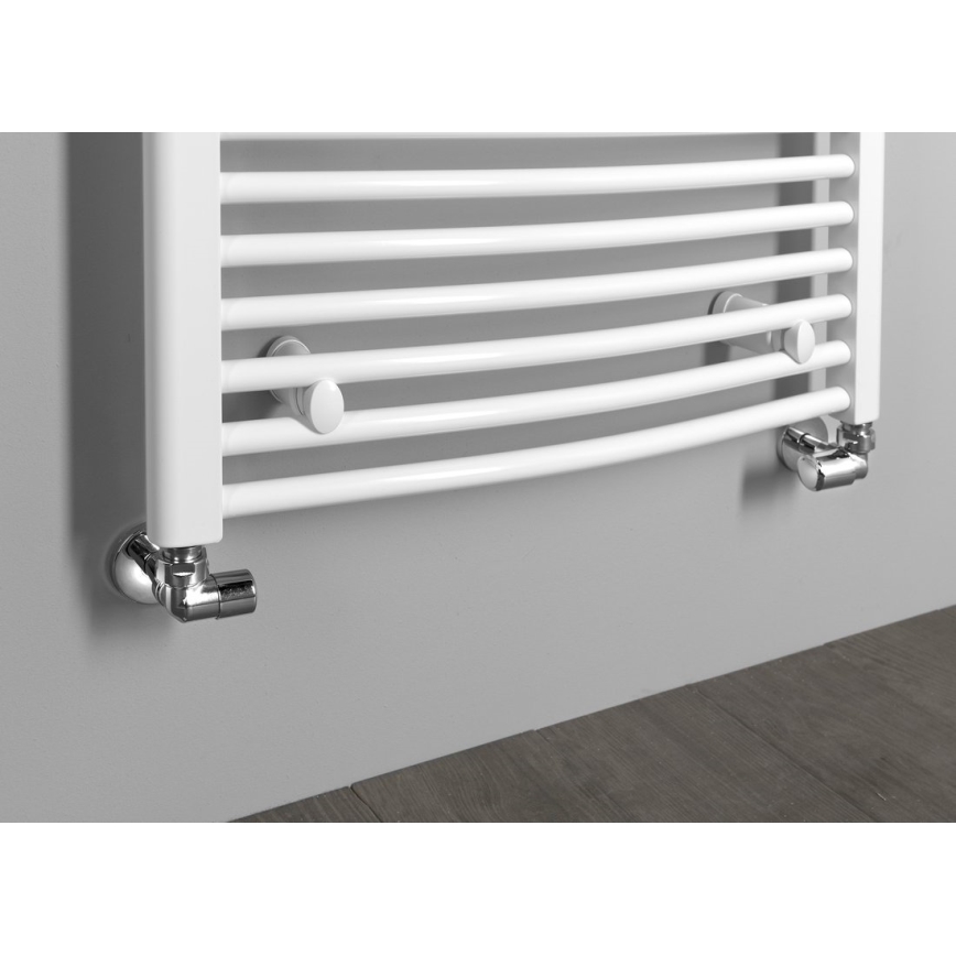 Aqualine - Kit de raccordement pour robinets d'angle FIRST droit/chrome brillant