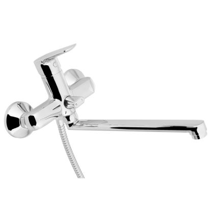 Aqualine - Lavabo/robinet de baignoire LOTTA chrome brillant