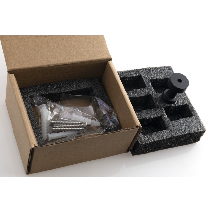 Aqualine - LOT 5x Crochet mural SAMBA mat noir