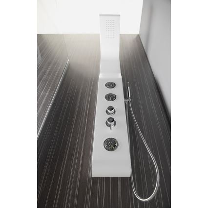 Aqualine - Panneau de douche YUKI blanc mat