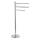 Aqualine - Pied avec porte-serviettes SAMBA 85,5 cm acier inoxydable/chrome brillant