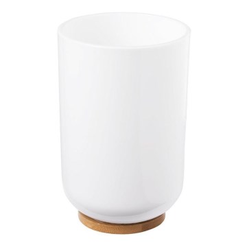 Aqualine - Porte-brosse à dents SNOW blanc/bambou