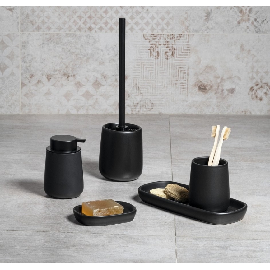 Aqualine - Porte-savon NERO céramique/noir